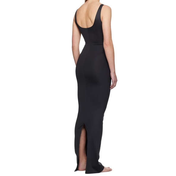 Skims Body Tank Long Slip Dress Onyx - Picture 2 of 7